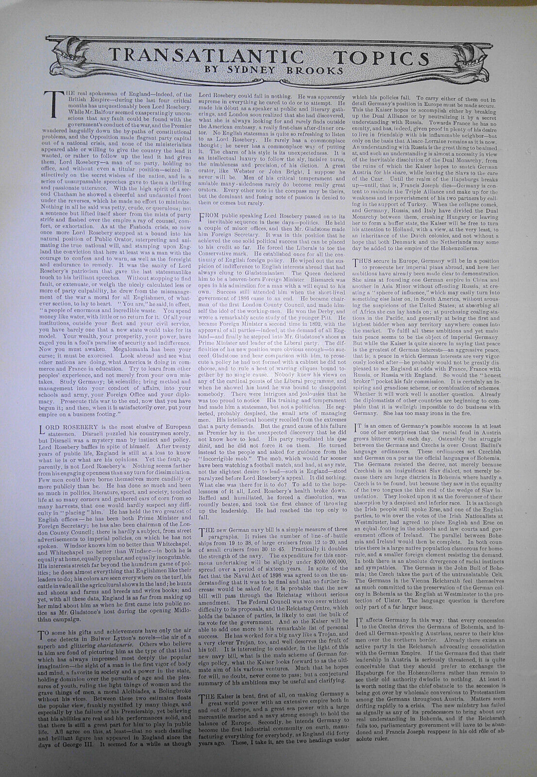 Harper's Weekly, March, 1900 - Wheaton's Exposition; South Africa War; Cuba; etc