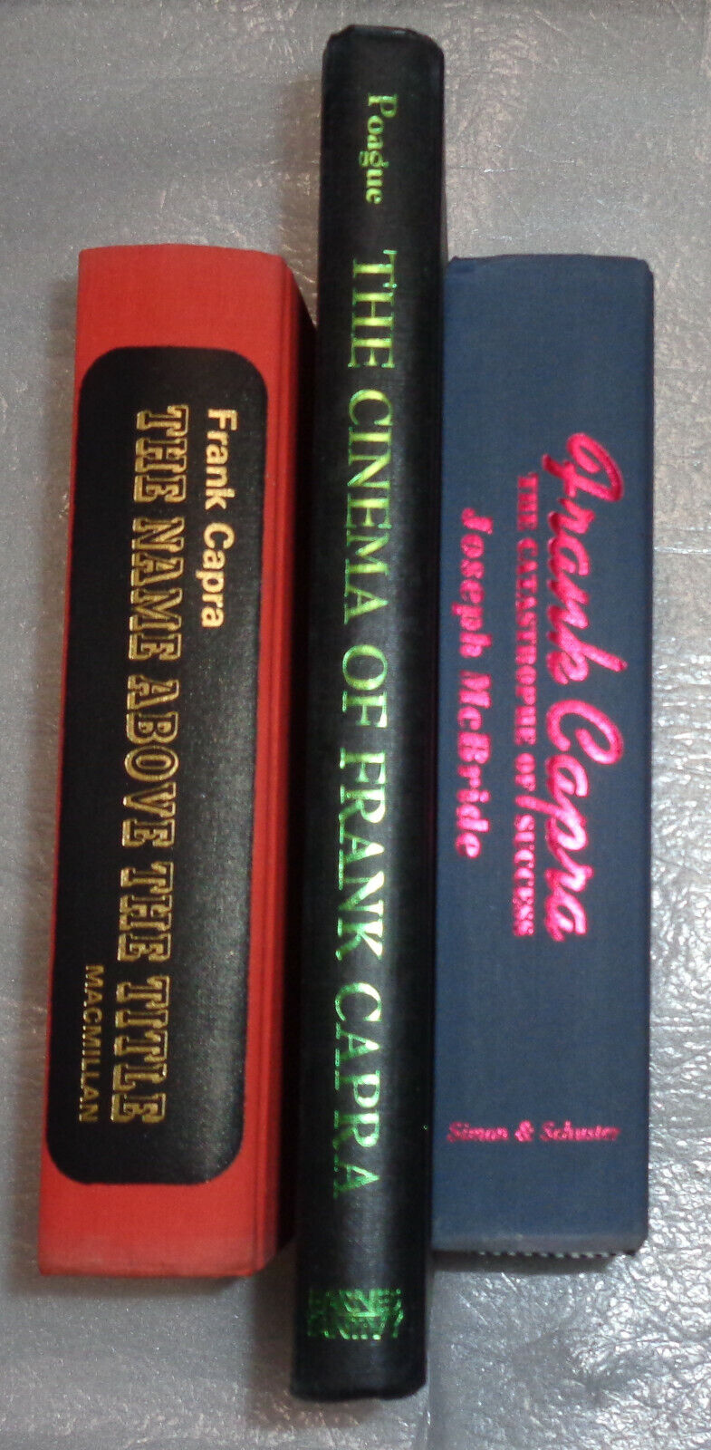 Three Frank Capra First Edition hardcovers lot