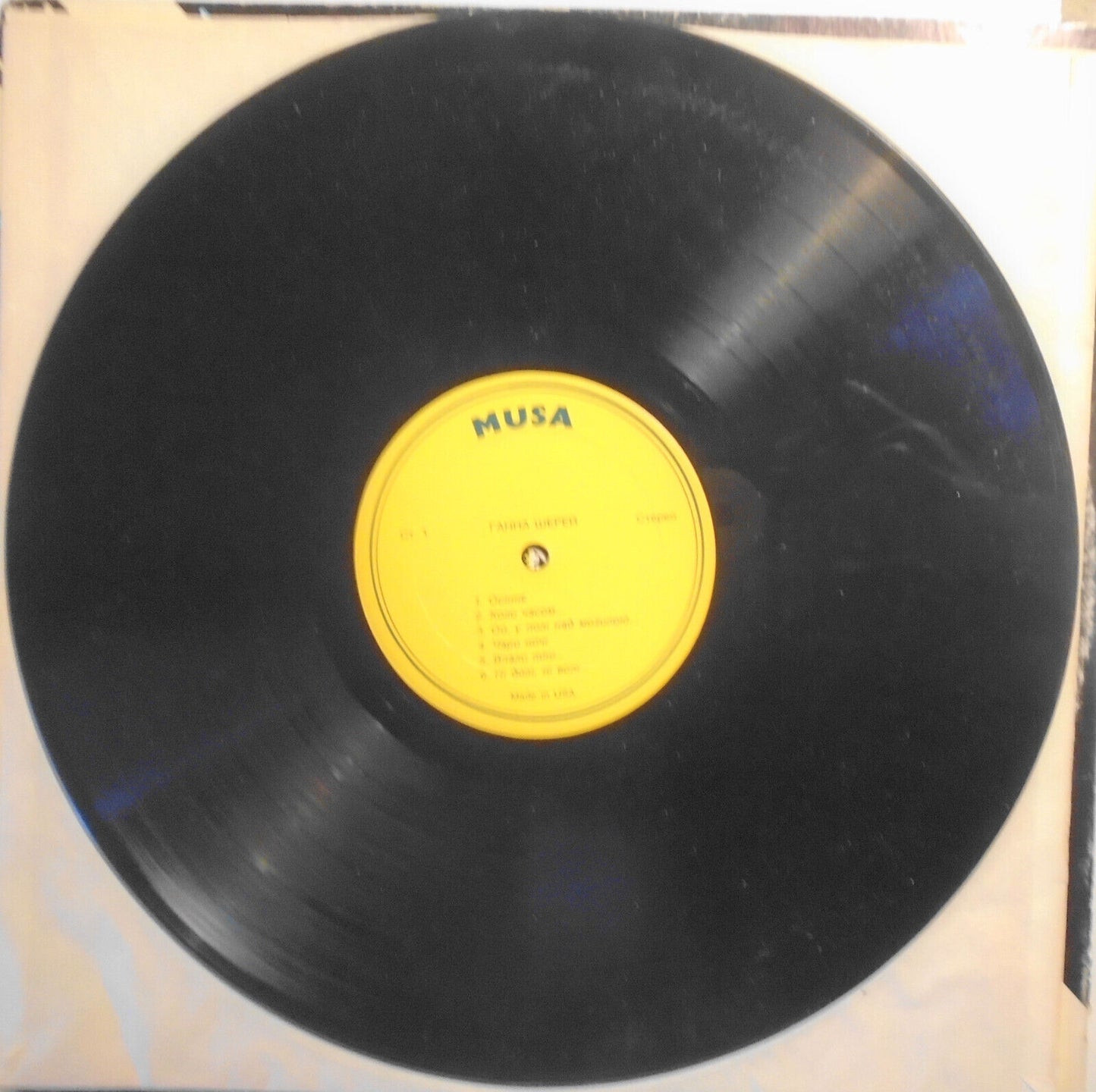 SIGNED Hanna Scherey – Recital - Vinyl LP - Ukrainian folk art songs