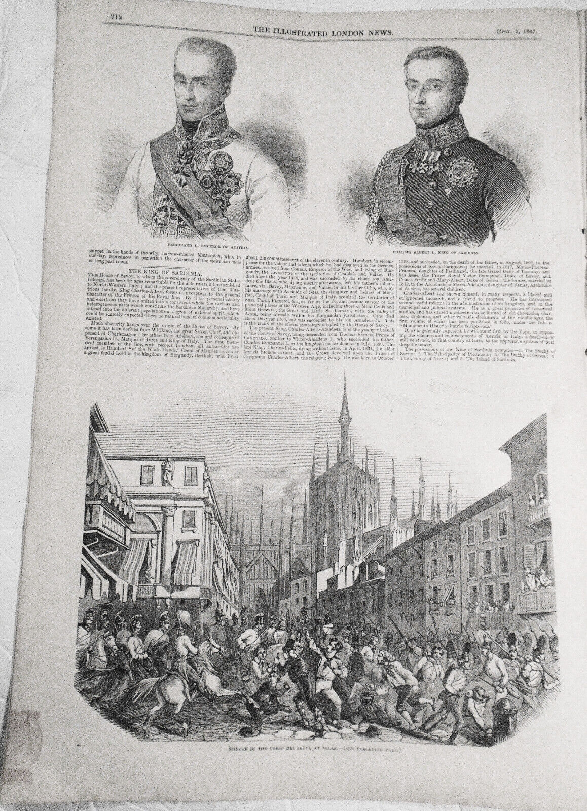 Illustrated London News, October 2, 1847 - Original complete issue