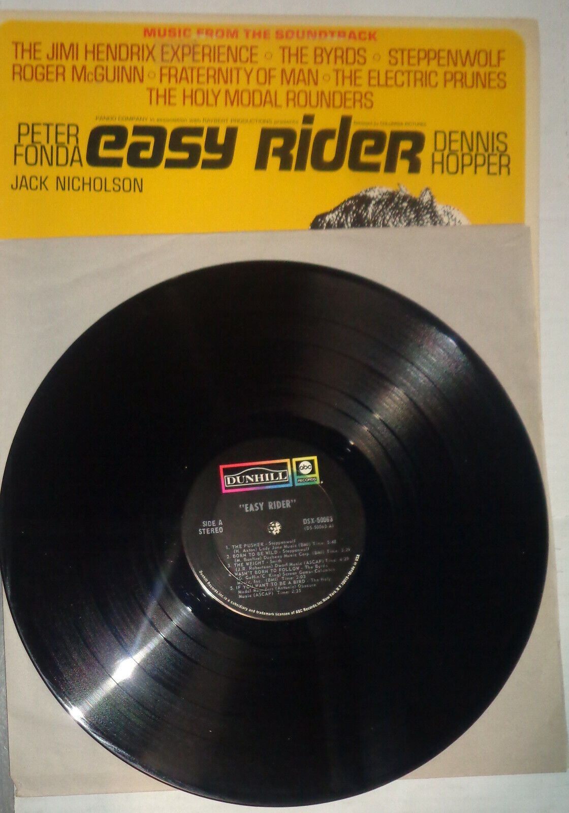 9 Original cast Rock LP soundtracks - Hendrix Bee Gees Dylan Clapton Steppenwolf