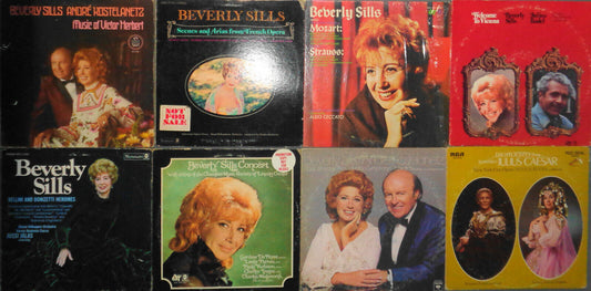 Beverly Sills - lot of 8 Opera LPs