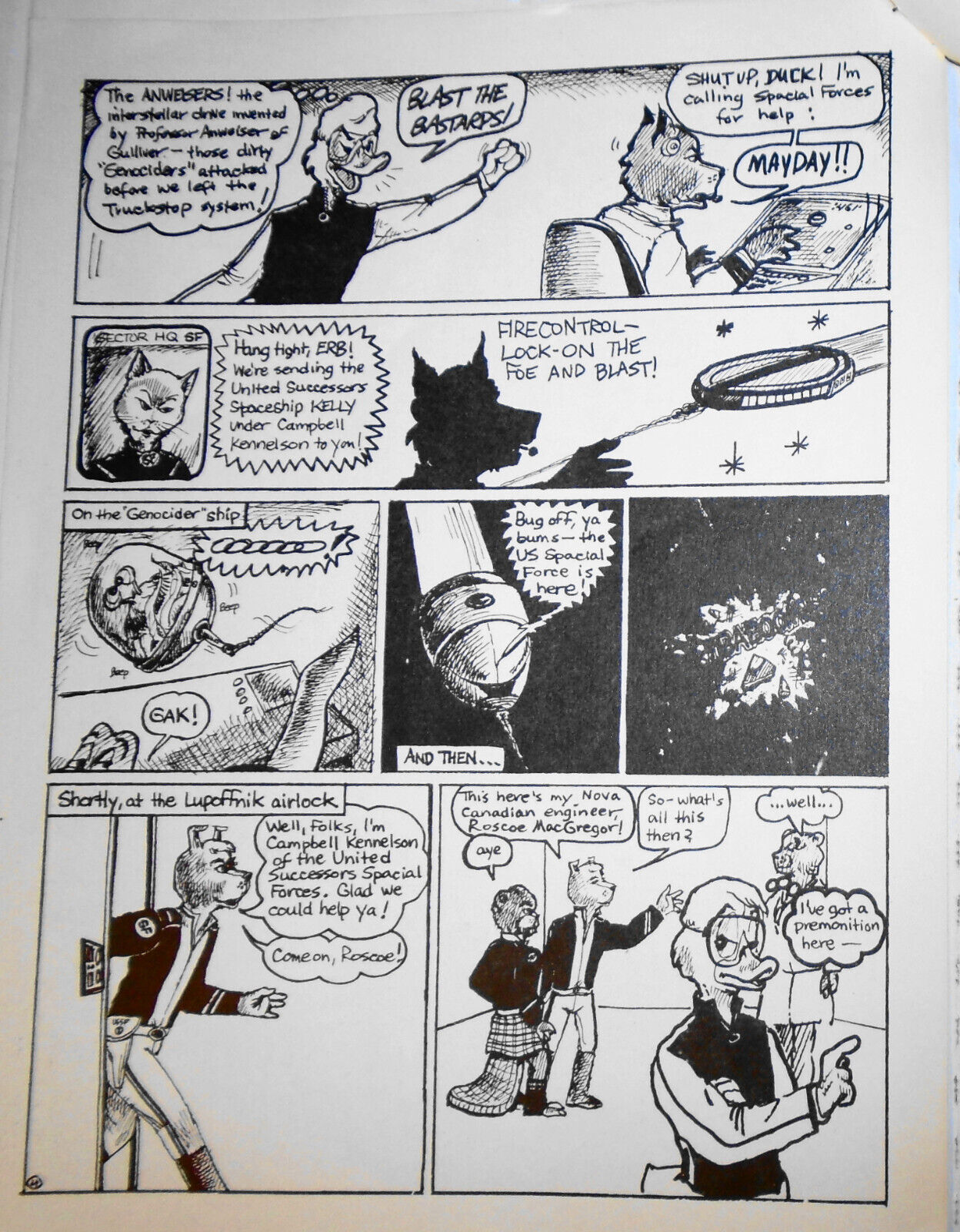 Star-Waste, by Stuart (Stu) Shiffman ***SIGNED*** 1977. Original comic strip