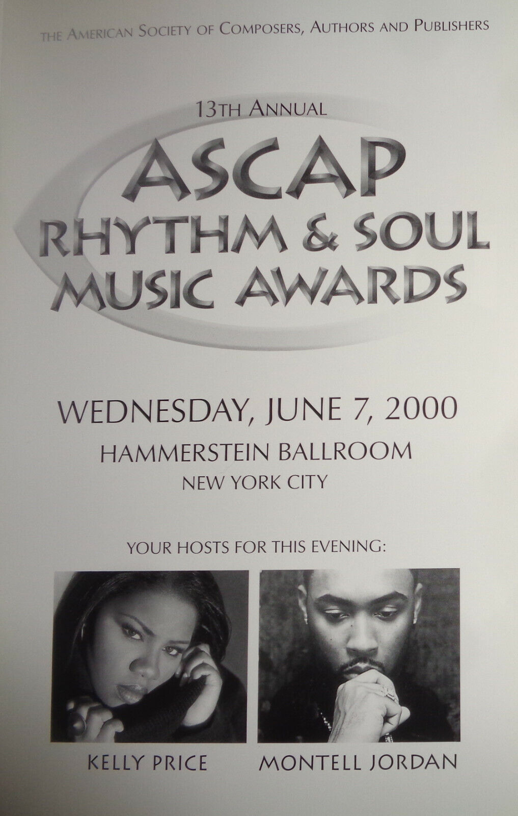 2000 ASCAP Rhythm & Soul Music Awards - Kandi Burruss, Sean "Puffy" Combs et al