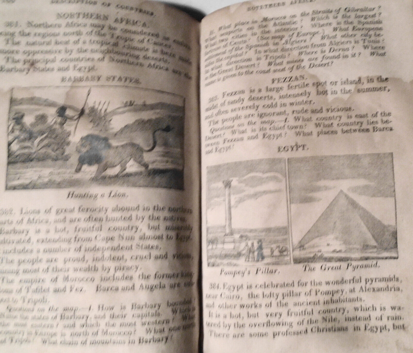 1823 Rudiments of Geography, on a new plan - by William C. Woodbridge.