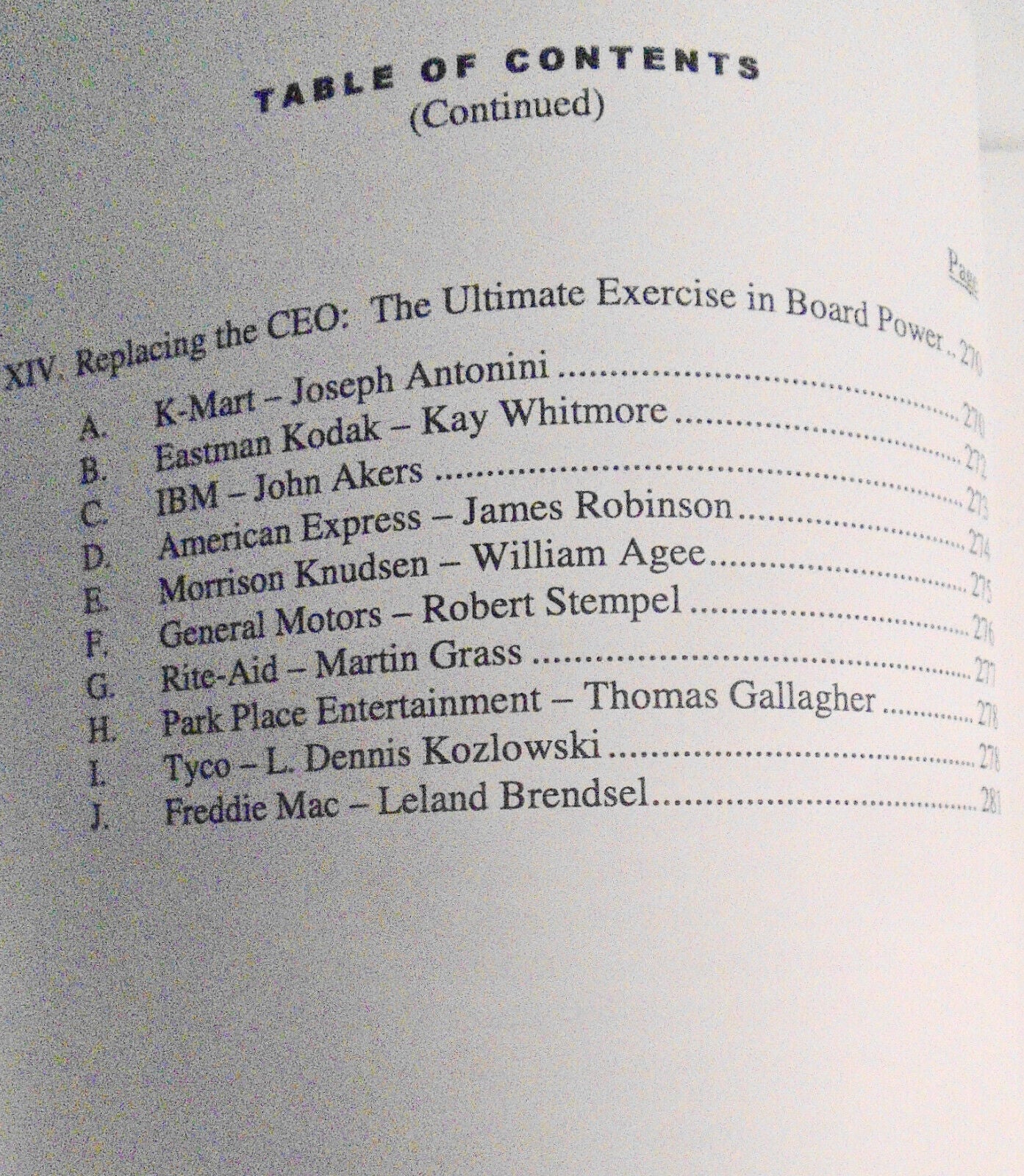 Corporate Governance Digest, by Ralph C. Ferrara & Jennifer C. Argabright. 2005.