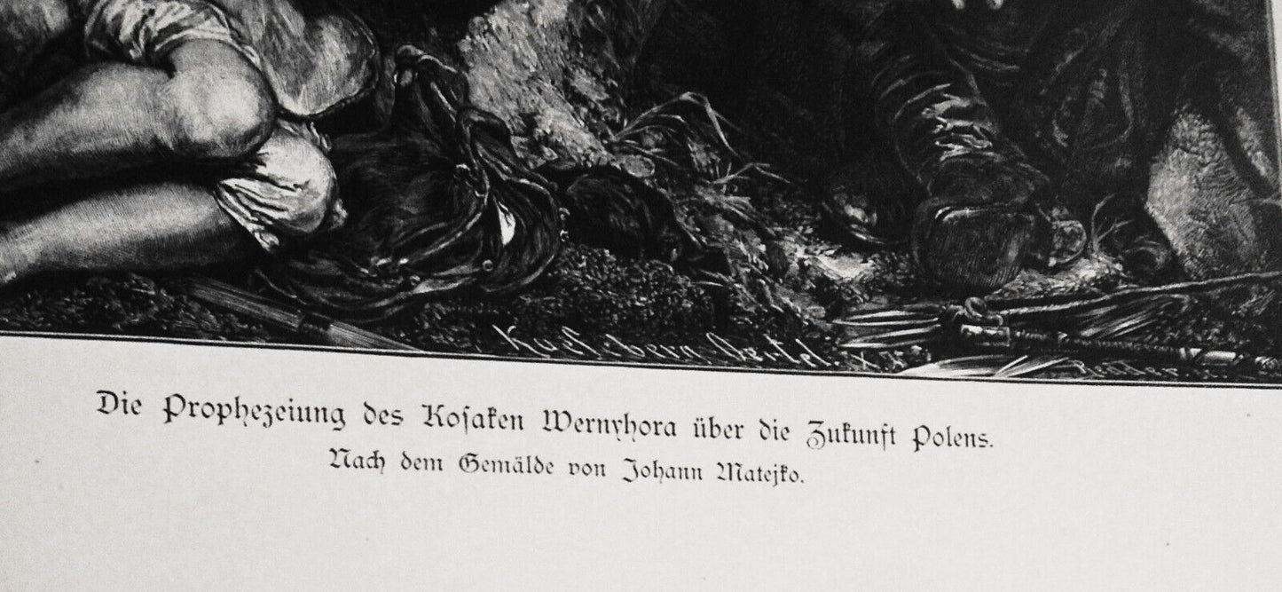 Die Prophezeiung des Kosaken Wernyhora über die Zukunft Polens - Matejko, 1886