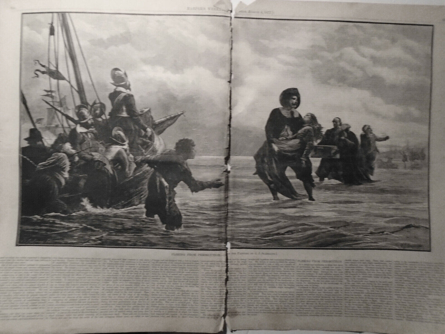 Harper's Weekly - Original Complete Issue - August 4, 1877. Dock fisheries ...