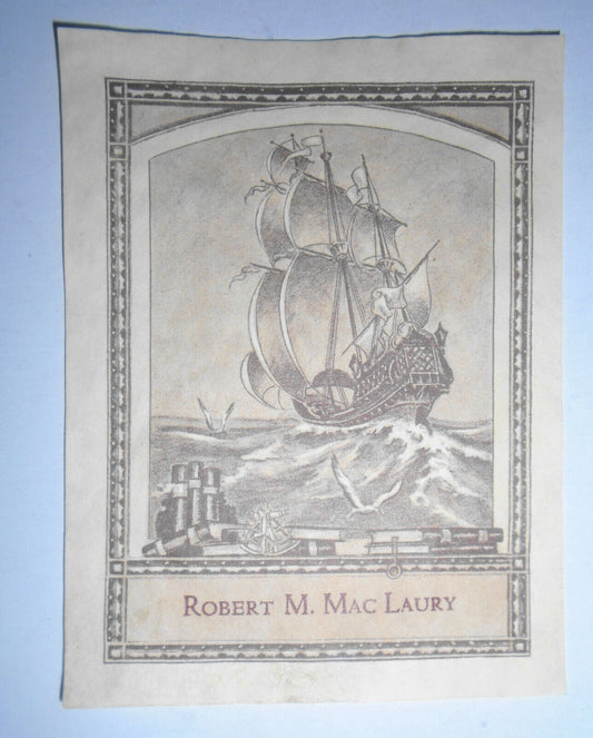 Robert M. Mac Laury, Ex Libris Bookplate