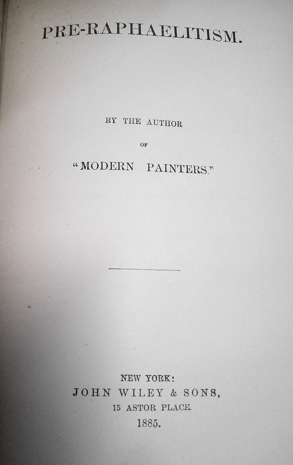 Works of John Ruskin - Lectures on Art - Popular Edition, 1885