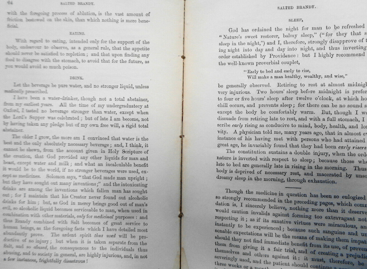 1865 The excellent properties of salted Brandy, as a most efficacious medicine..