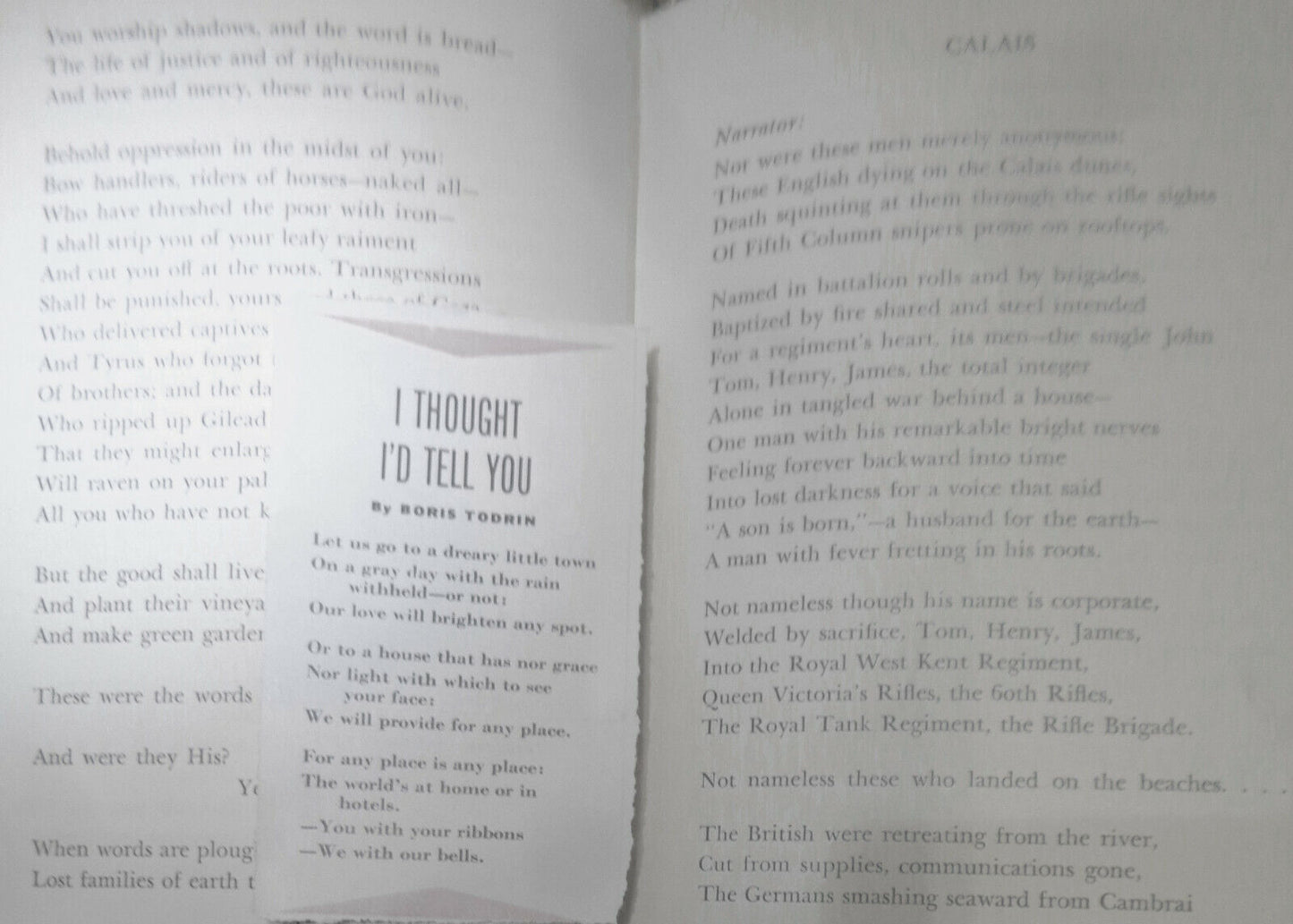 At the gates, a book of poems, by Boris Todrin. 1944. First Edition. Hardcover;