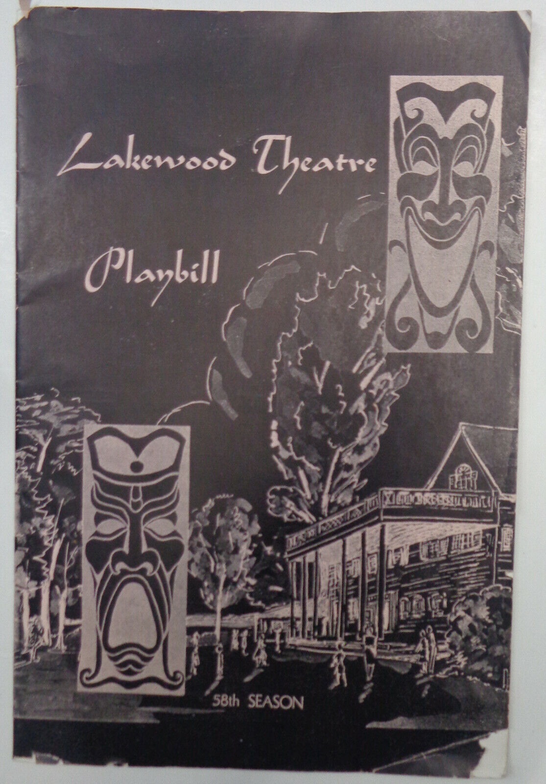 Ella Logan in Maggie, Playbill - Lakewood Theatre, 1958