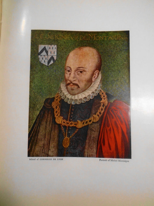 Portrait of Michel Montaigne --  from Verve Vol. II, No. 5/6 1939