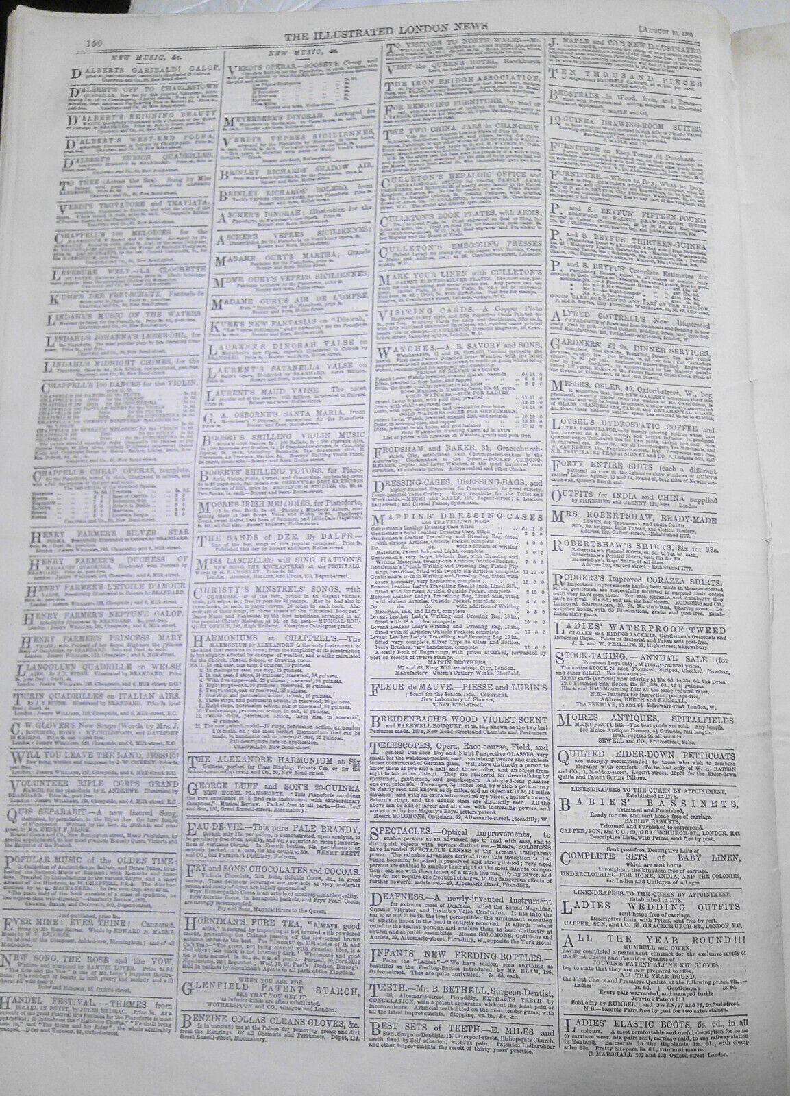 The Illustrated London News, August 20, 1859 - Paris fetes; Great Eastern saloon