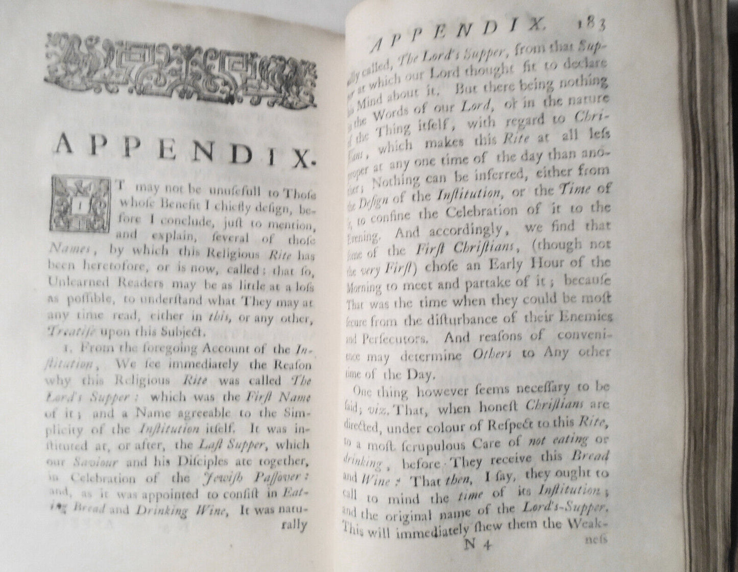 1735 A Plain Account of the Nature and End of the Sacrament of the Lord's Supper