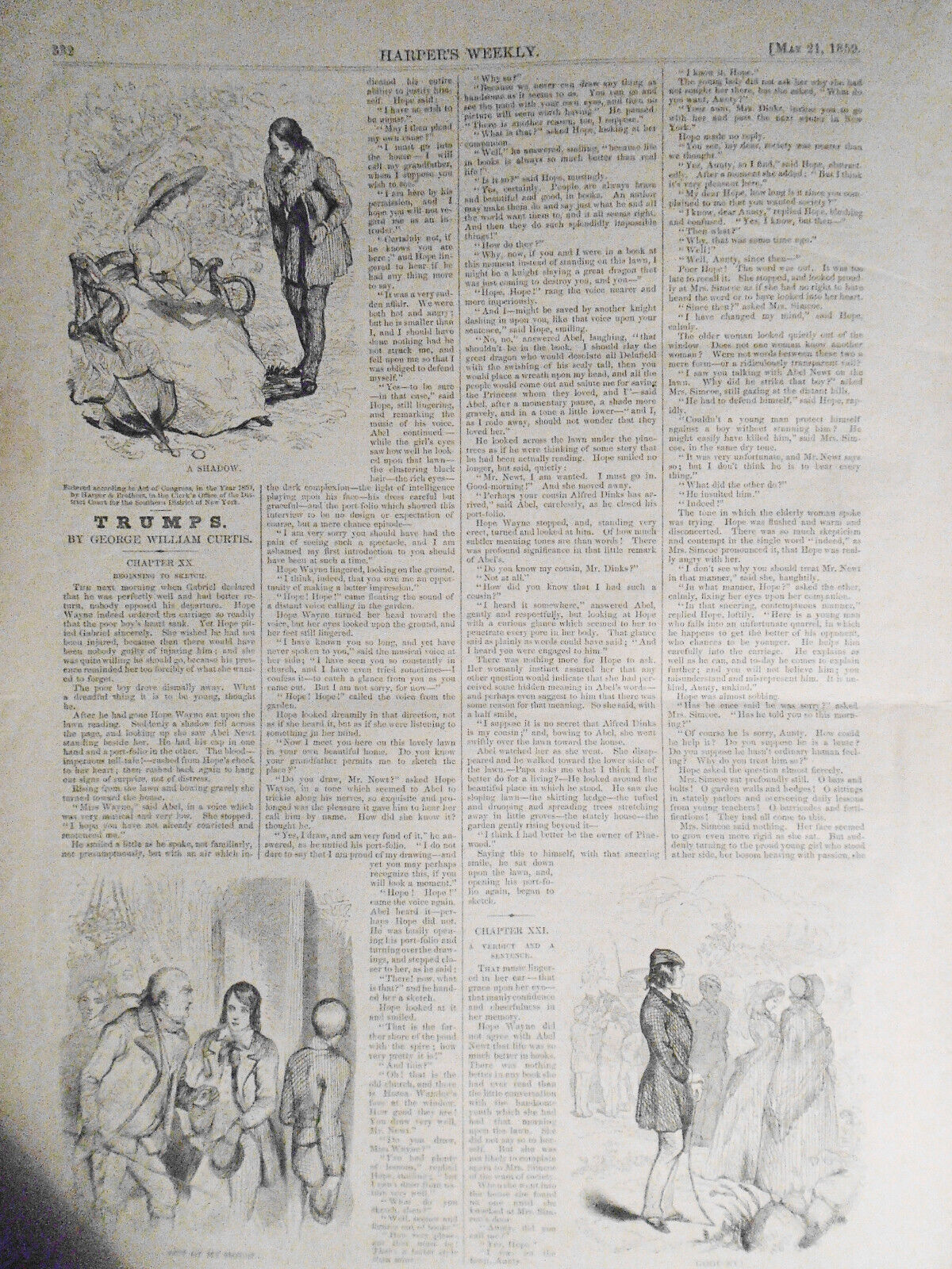 Harper's Weekly May 21, 1859 Crisis In Italy; Dickens; Sardinian Fortifications