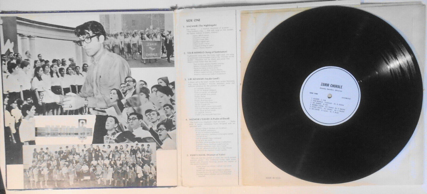 Two Jewish youth LPs - Zamir Chorale & Across the Generations/ Jan Peerce/Kopmar