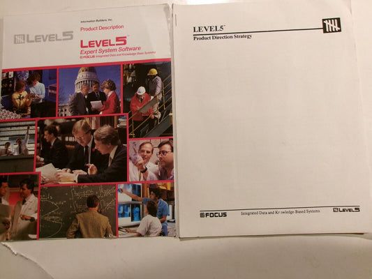 [Artificial Intelligence] Level5 Expert System Promo literature & Strategy, 1989