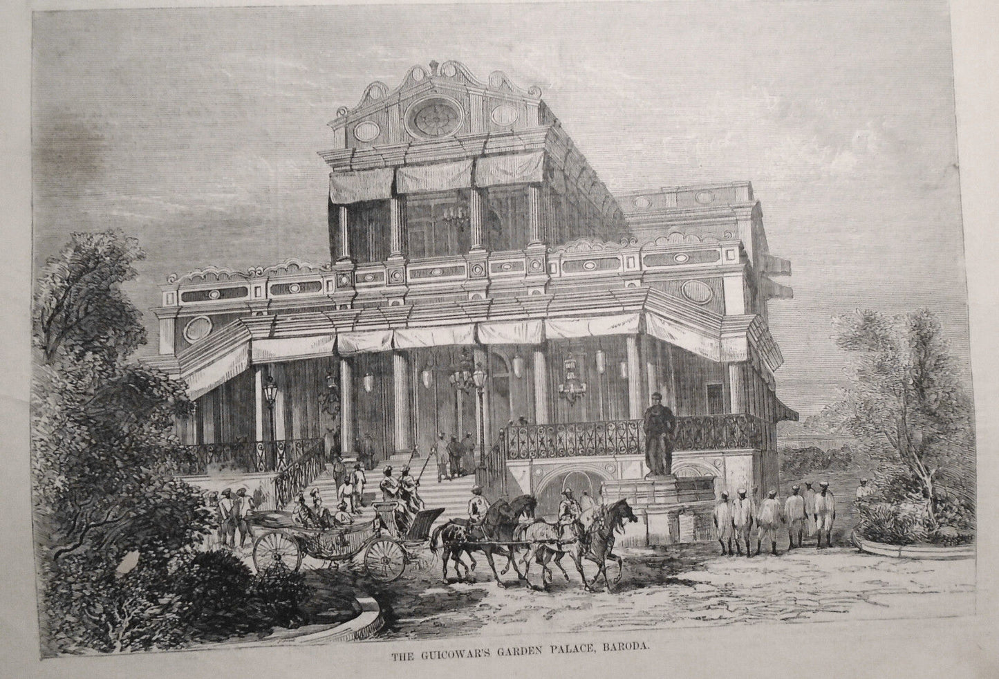 The Prince Of Wales In India - Harper's Weekly February 5, 1876 Story & 2 prints