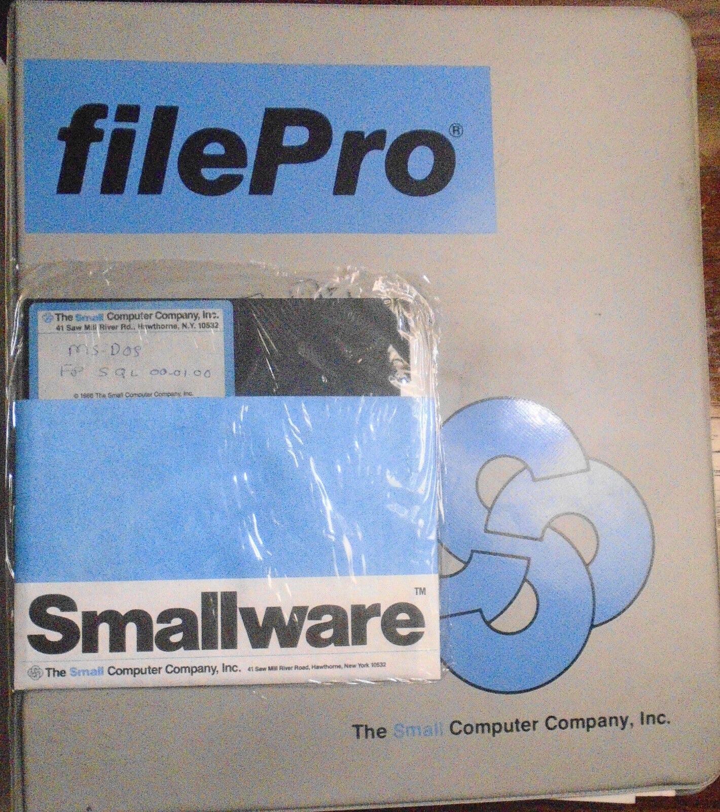 Filepro FPSQL Beta Test Program - Version 00.01.00, 1987 Manual & MSDOS software