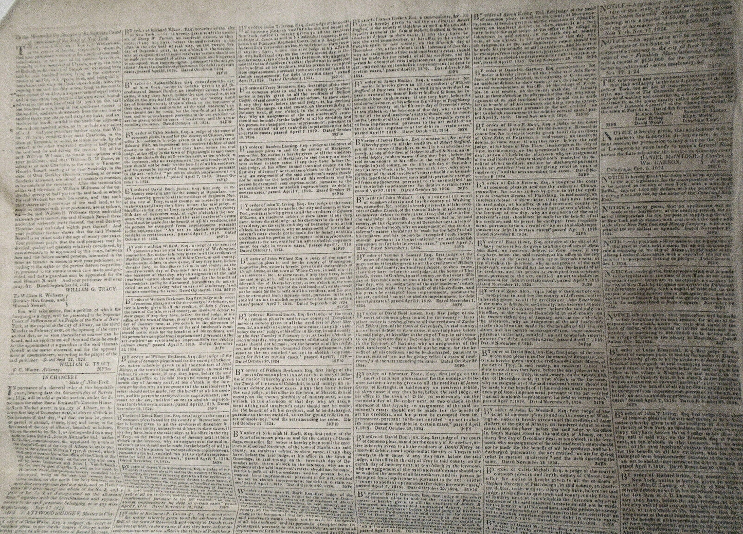 The Albany Argus, December 10, 1824 - Official canvass, Lord Byron letter, etc