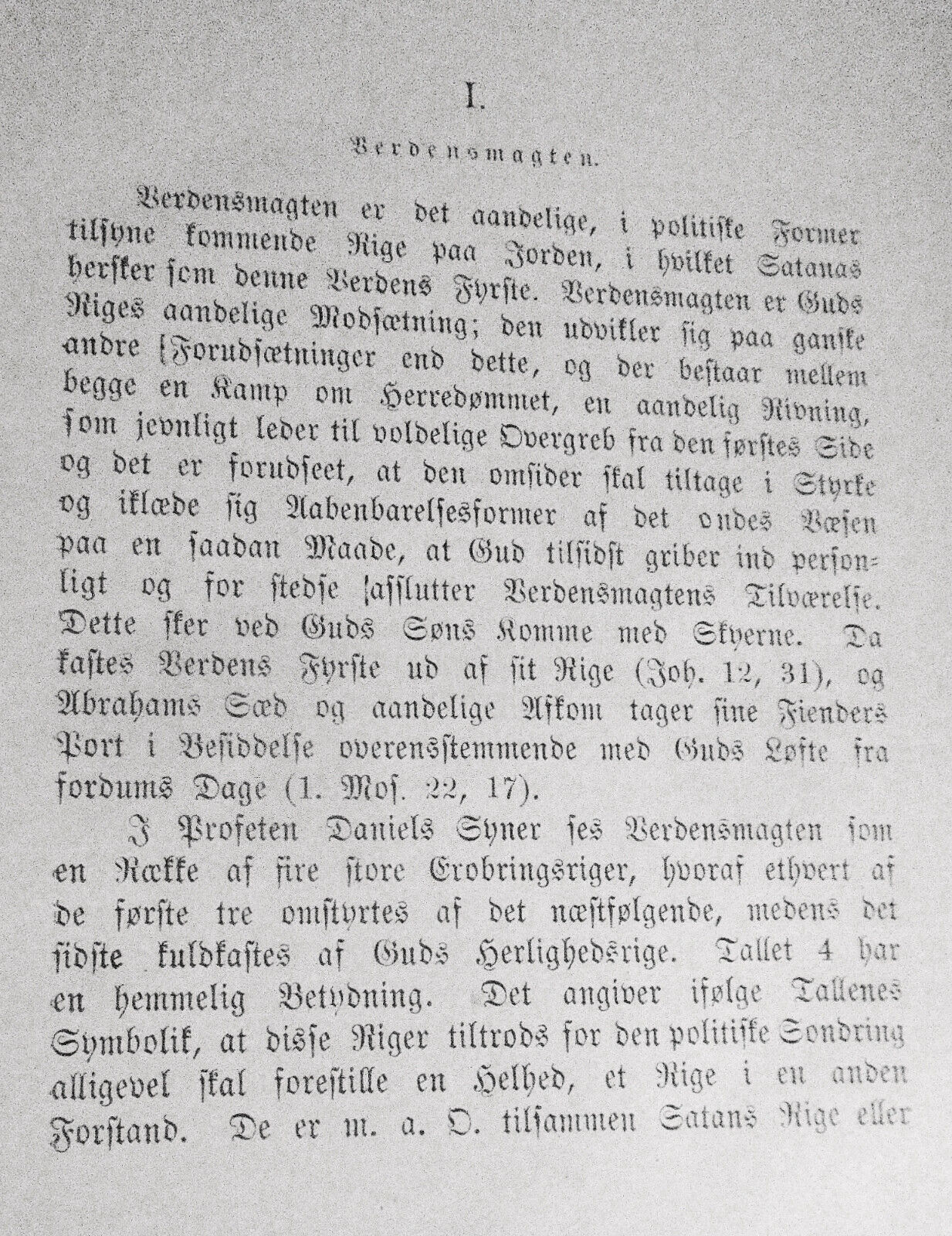 Dyret fra afgrunden i Johannes Aabenbaring, by C. Engelskjon. 1894 First Edition