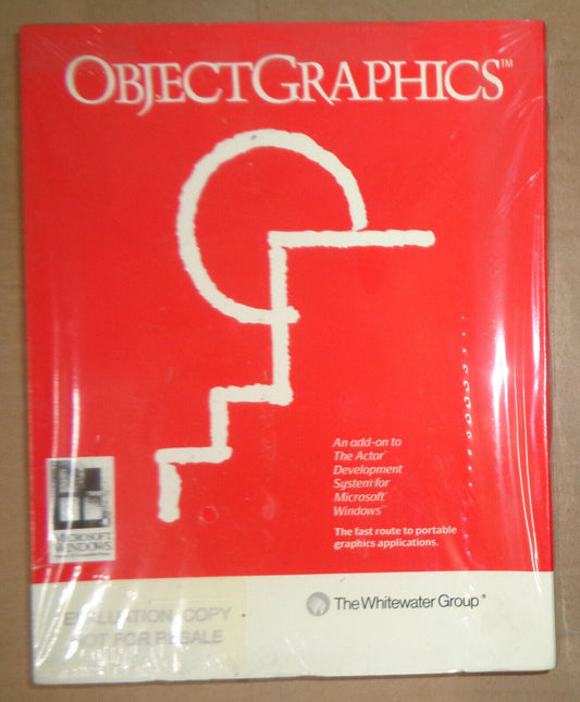 ObjectGraphics, by The Whitewater Group - 1990 - MINT, SEALED - For Actor 3.0