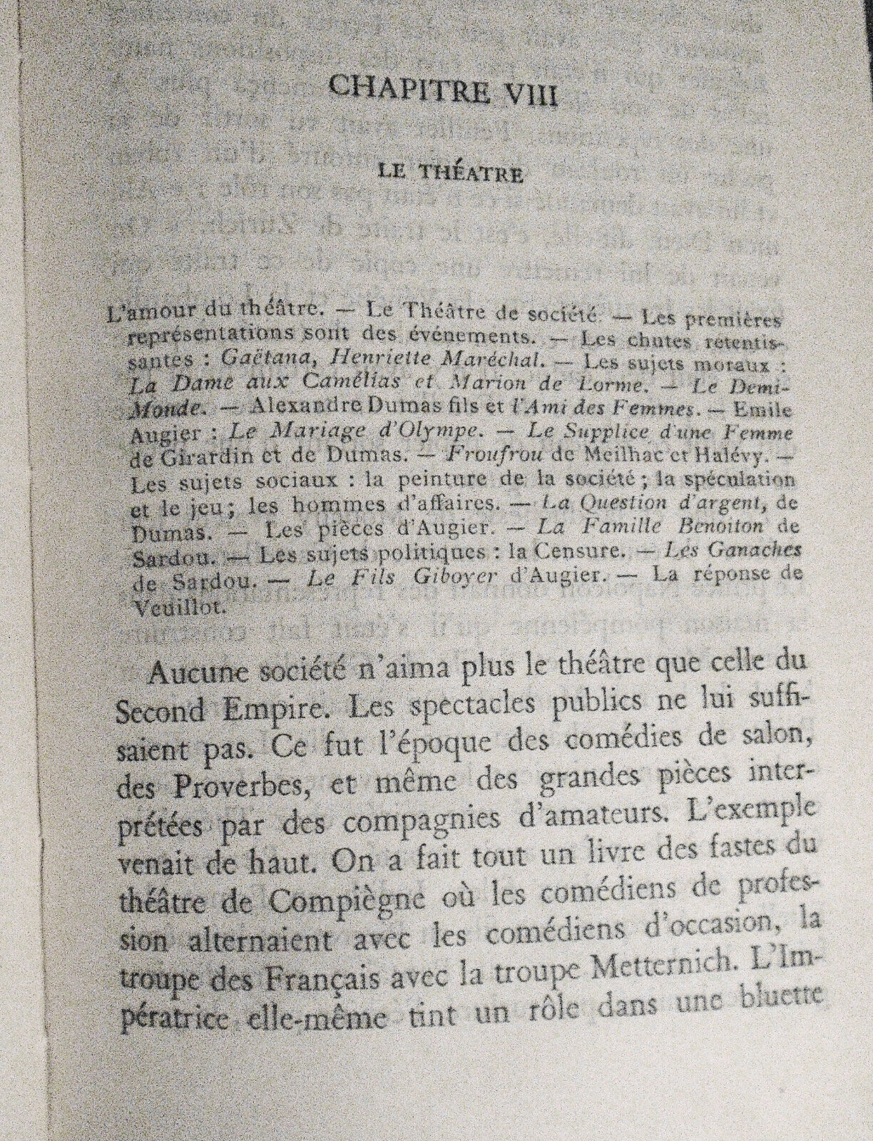 La Societe Francaise sous Napoleon III, par André Bellessort - 1932