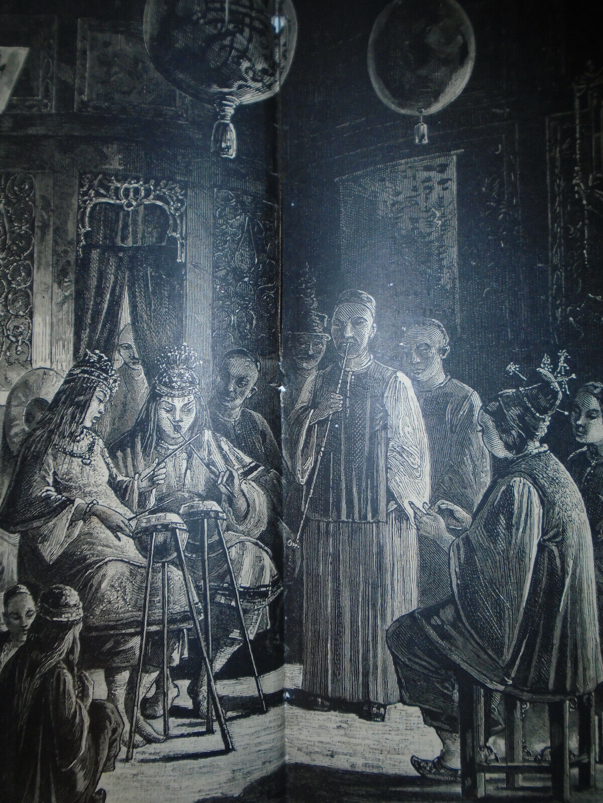 A Chinese Reception In San Francisco. By Paul Frenzeny. Harper's Weekly 1877