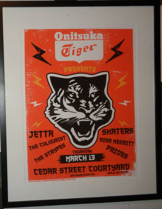 2014 Onitsuka Tiger poster: Jetta, Skaters, Nina Nesbitt .. SXSW Cedar Street