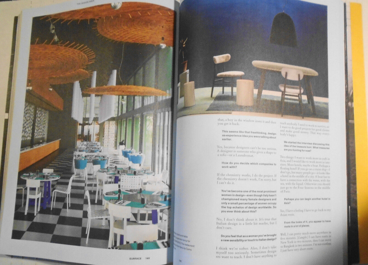 Surface Magazine # 108 (May, 2014) Paola Navone on Cover & featured Design issue