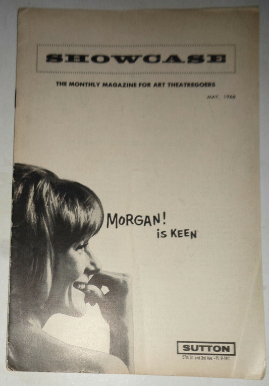 MORGAN! - SHOWCASE - MAY 1966 - VANESSA REDGRAVE - MAGAZINE FOR ART THEATREGOERS