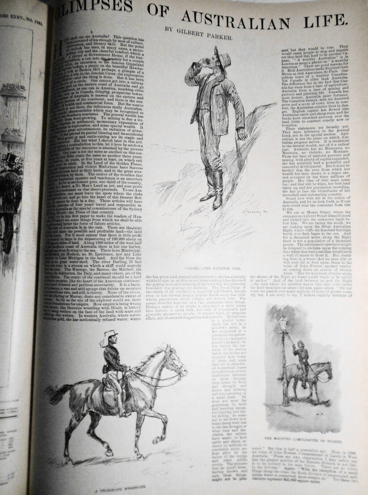 Harper's Weekly April 18, 1891 - P T Barnum death; Australia Life; Baby King etc