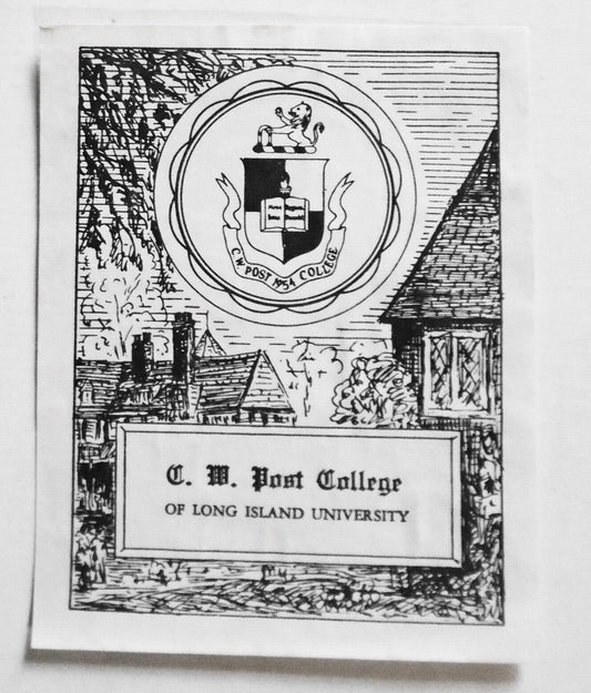 Bookplate of C. W. Post College of Long Island University