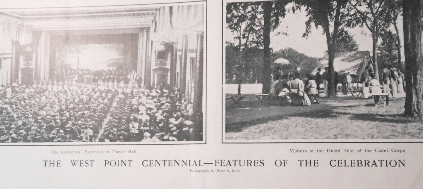 The West Point Centennial - Features of the Celebration. Harper's Weekly, 1908