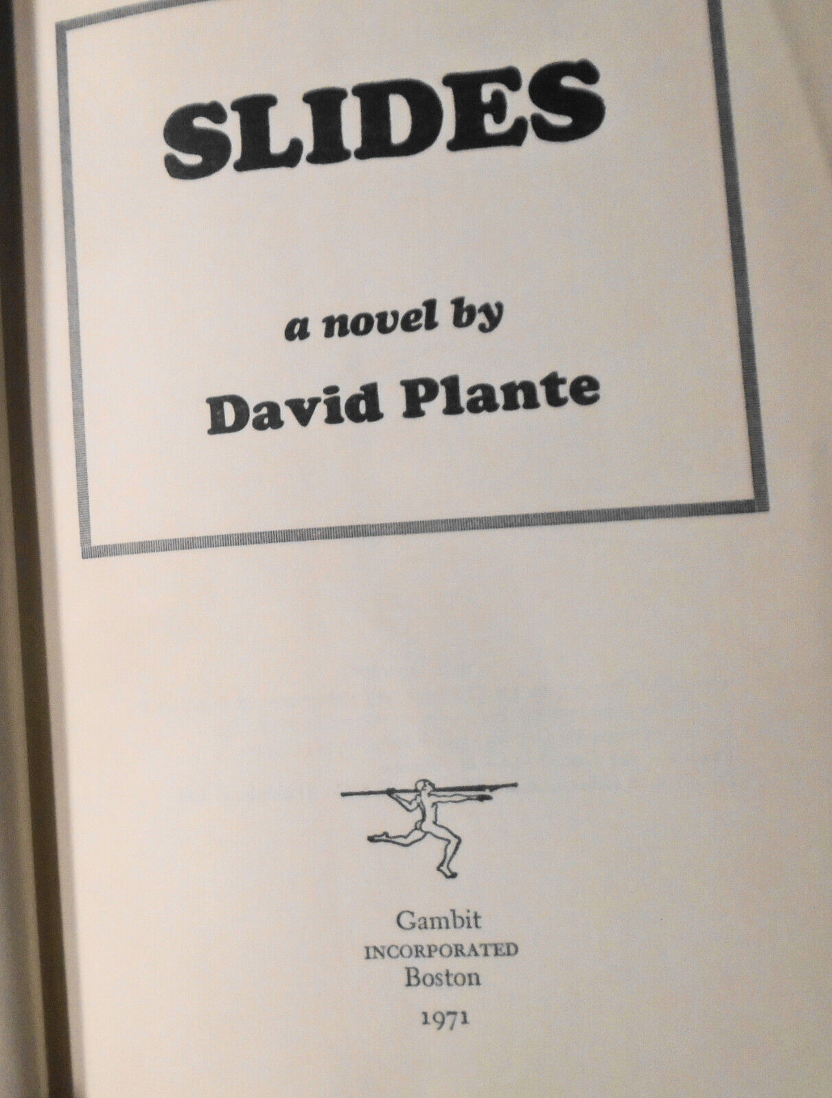 David Plante : Difficult Women, Slides & The Catholic - First editions lot of 3