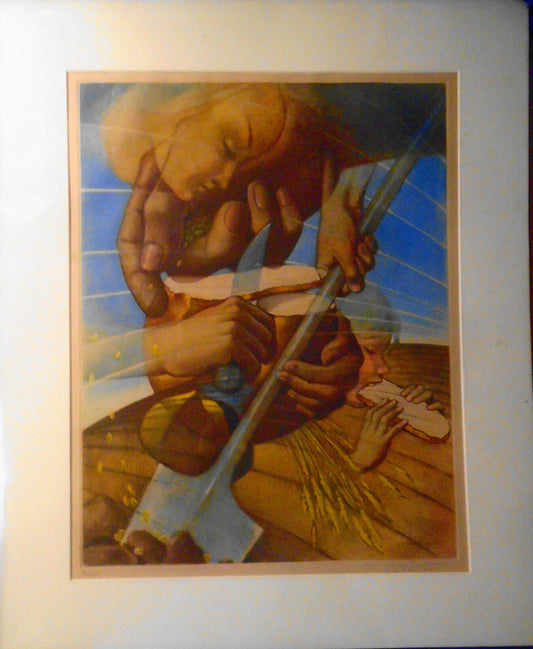 Jean-Dominique van CAULAERT (1897-1979) - SIGNED Poster No. 2 of 300.  31" X 26"