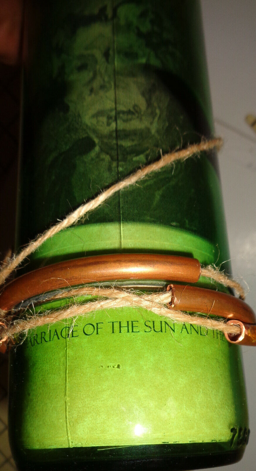 An Interlunar Sunder [Book bound in bottle] by William Kolasa. Ltd Edition, 1999