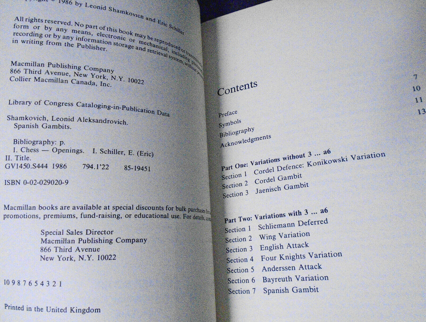 6 Chess Gambit books - Spanish, Benko, Queen's Accepted, Latvian, Budapest, Open