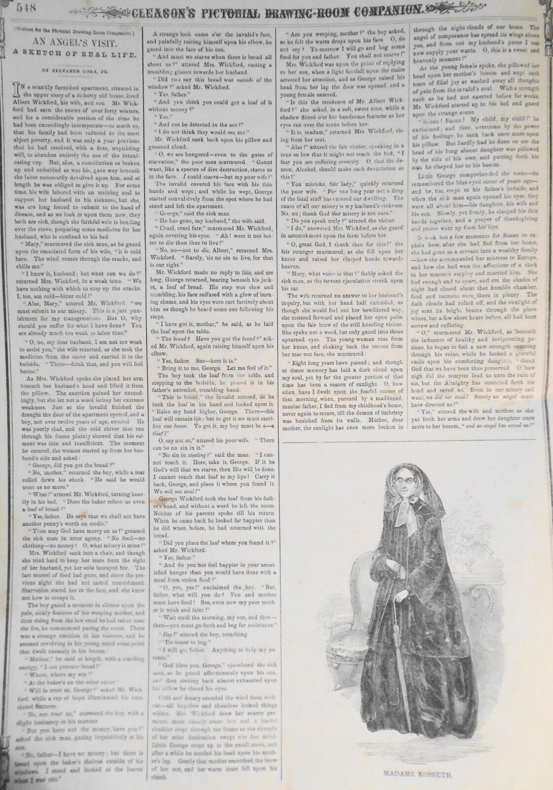 Gleason's Pictorial - December 27, 1851. Much on Kossuth