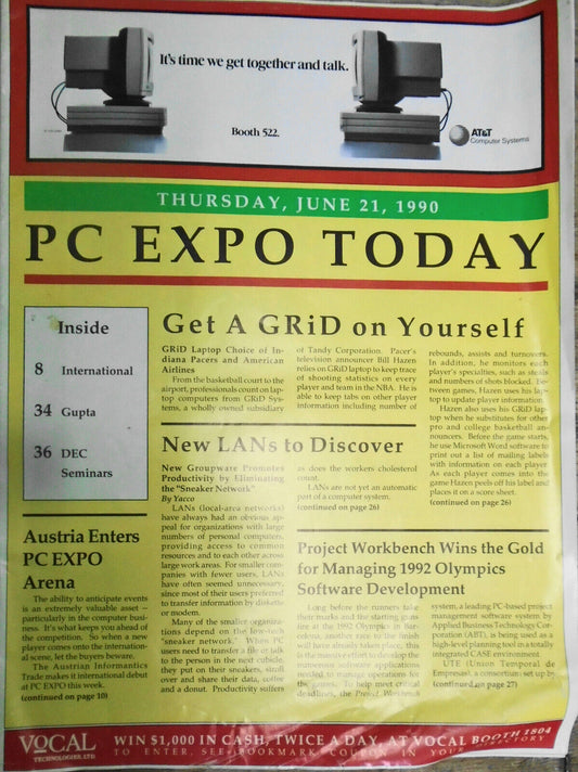 PC EXPO Today June 21, 1990