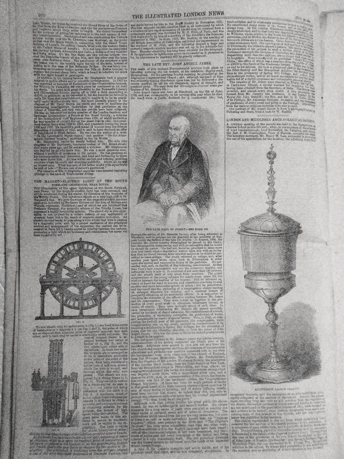 The Illustrated London News, October 22, 1859. Great Eastern; Glasgow Waterworks