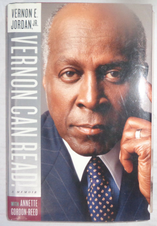 Vernon Can Read, by Vernon Jordan, Jr. SIGNED First Edition, 1st ptg Hardcover