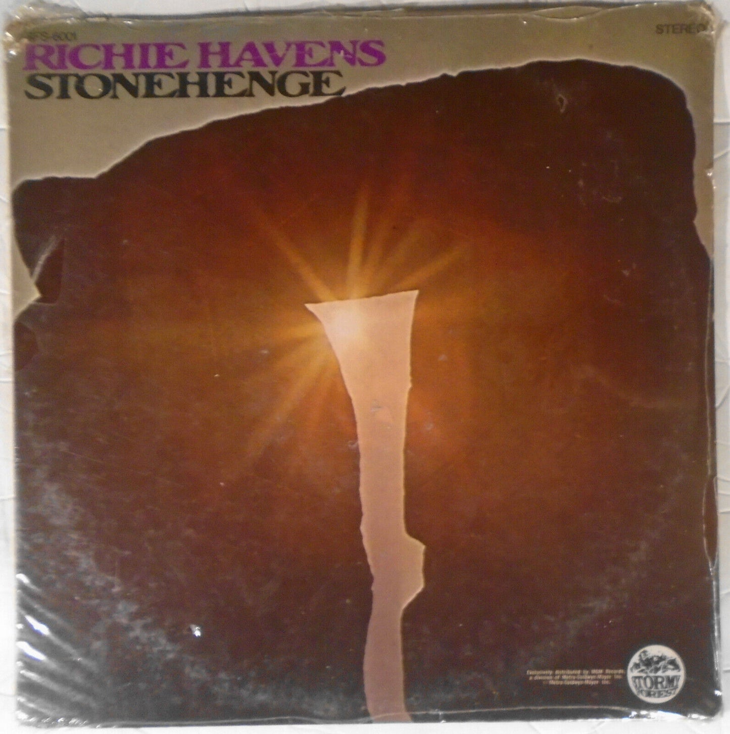 Richie Havens : Stonehenge - SEALED vinyl LP - 1969 -  Stormy Forest SFS-6001