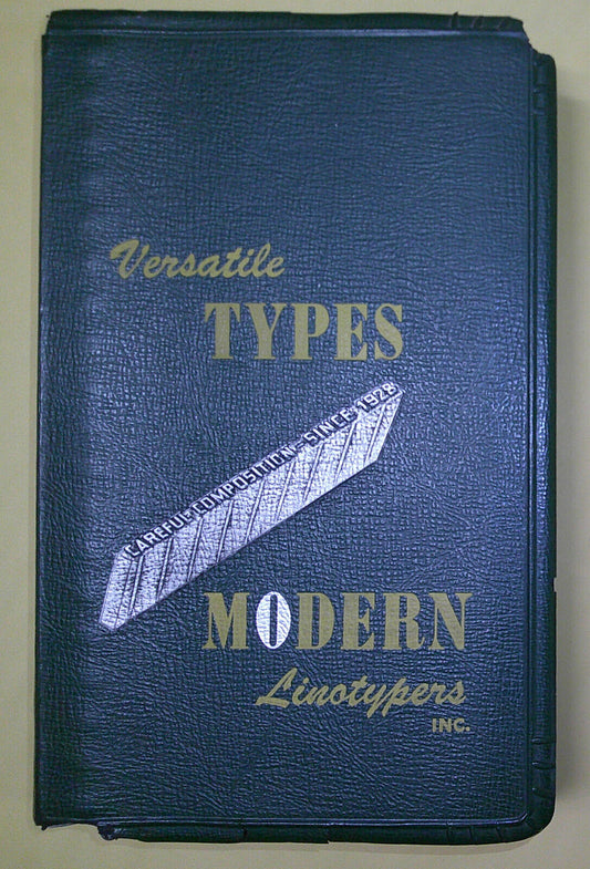 Modern Linotypers Copy Preparation Guide