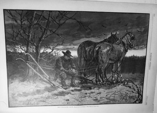 The Undecorated Grave, by F. S. Church - Harper's Weekly, June 5, 1880 original