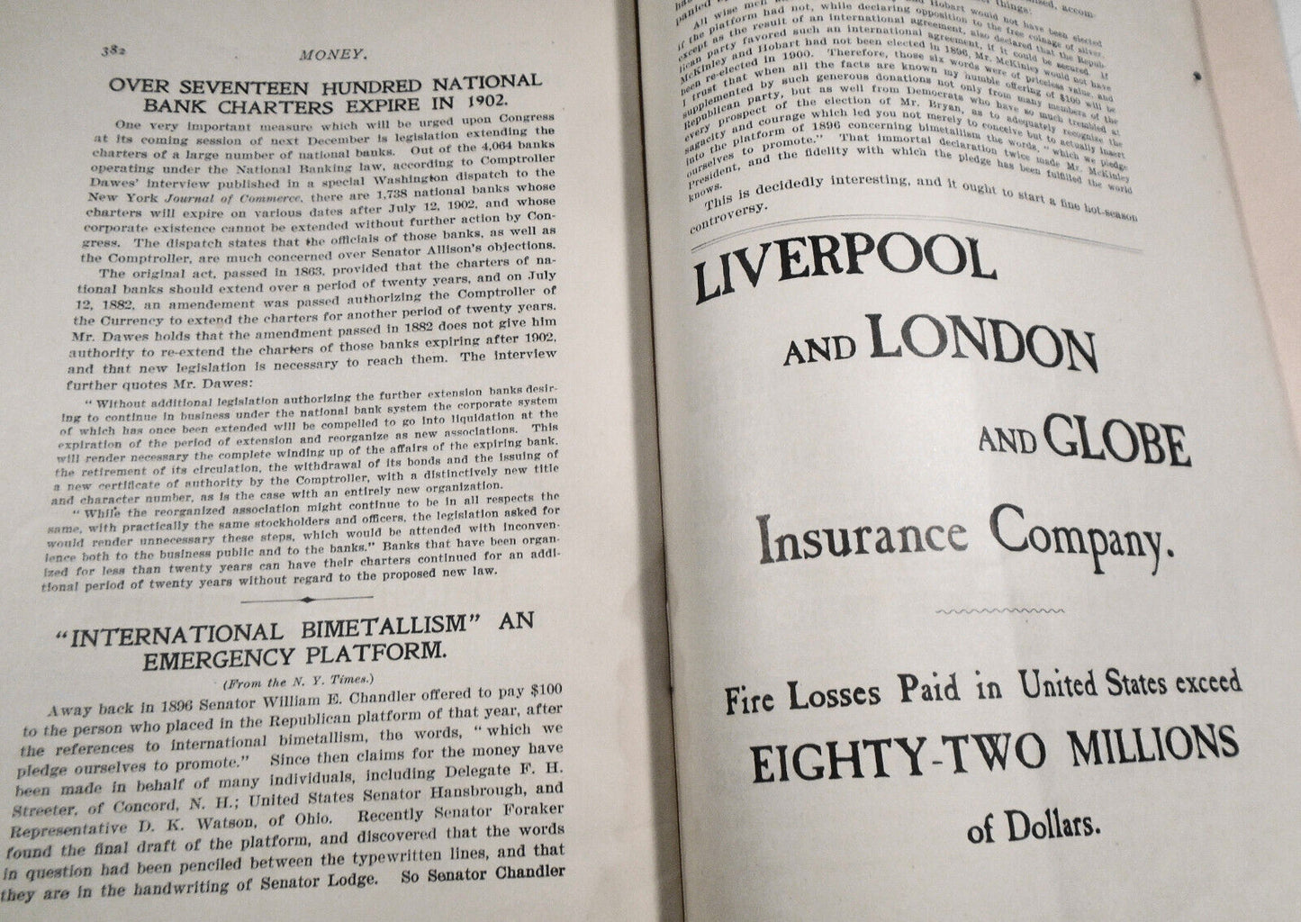 Money Magazine, June 1901. Greenbacks and Sub-Treasury vs. the Central Bank, etc