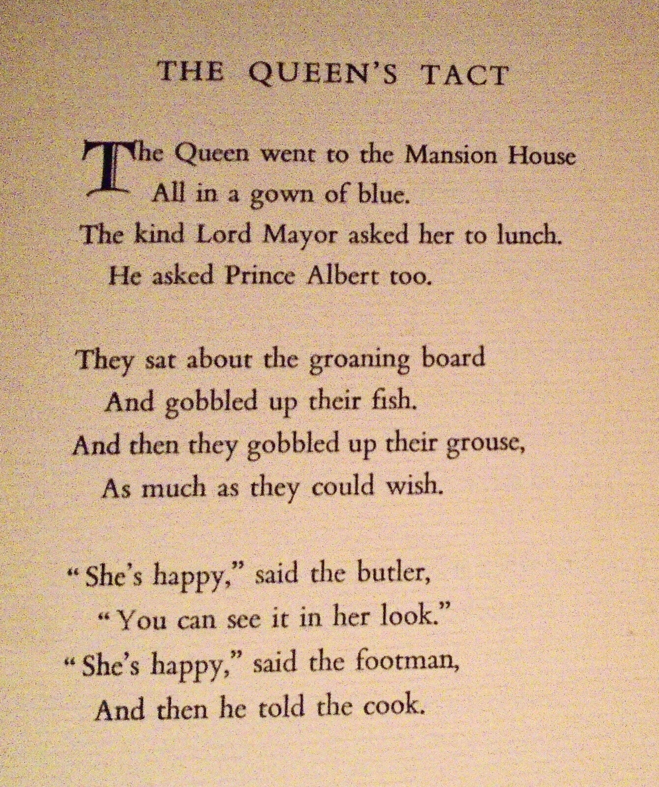 The Queen's Tact, By Hector Bolitho - SIGNED (twice) 1938, First Edition.