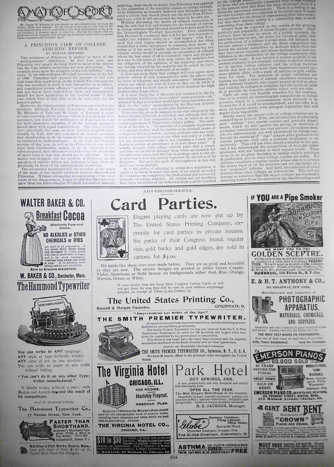 Harper's Weekly, April 1, 1893 - Annexation Question, Hawaii; Rio De Janeiro etc
